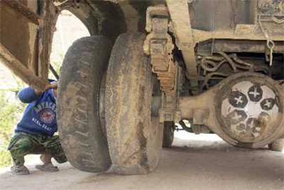 Karnali Highway partially shut for three days as truck suffers breakdown at Ranchuli