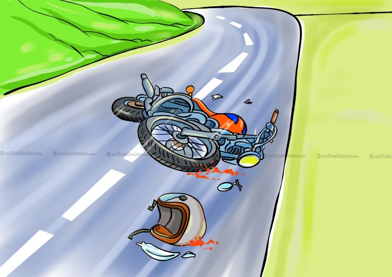 महोत्तरीमा मोटरसाइकल दुर्घटना हुँदा २ को मृत्यु, २ घाइते