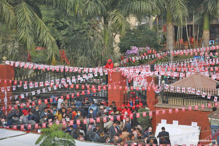 एमाले महाधिवेशन : यस्तो छ बन्दसत्रस्थलको माहोल (फोटो फिचर)