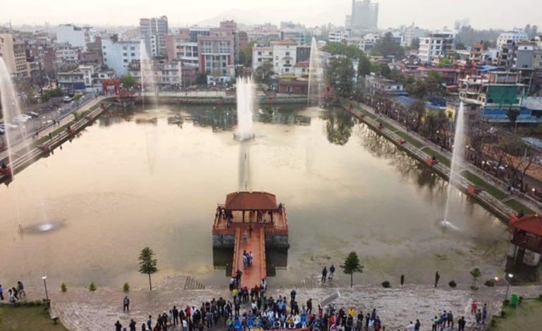 दोस्रो चरणको काम नसक्दै कमलपोखरीको उद्घाटन