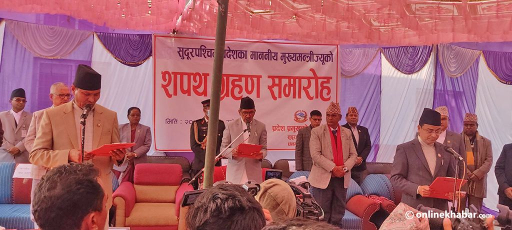 सुदूरपश्चिममा देउवा भौतिक पूर्वाधार र शाही आर्थिक मामिलामन्त्री नियुक्त