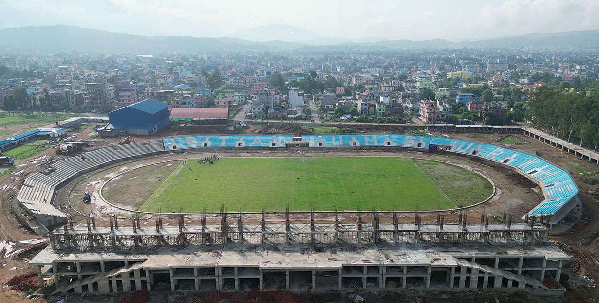 कर्णालीमा धमाधम बन्दैछन् रंगशाला र खेलमैदान