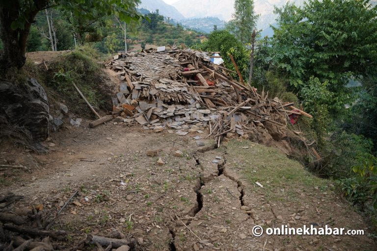 भूकम्प प्रभावित जाजरकोट र रुकुमपश्चिम पहिरोको पनि उच्च जोखिममा, ३६१ वटा बस्ती सार्नुपर्ने