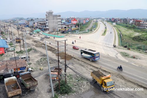 पोखरा-मुग्लिन सडकको सकियो ठेक्का अवधि, ३० प्रतिशत प्रगति