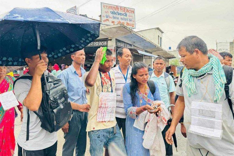 स्वर्गद्वारी गुठी पीडितमाथि अश्रुग्याँस प्रहार, ४ जना घाइते