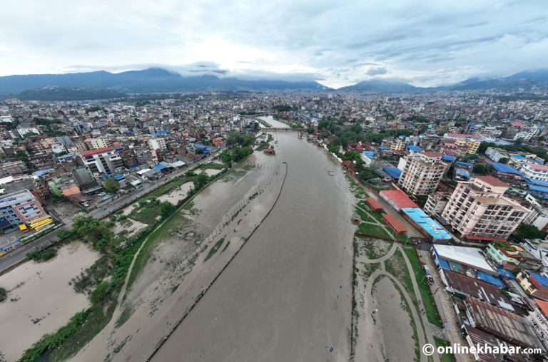 जलमग्न काठमाडौं (ड्रोनबाट खिचिएको तस्वीर र भिडियो)