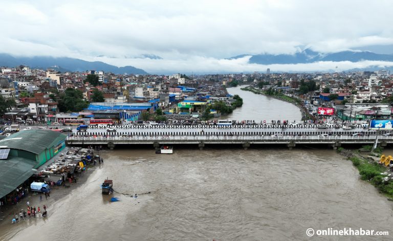 काठमाडौंको मानवनिर्मित बाढी र डुबान