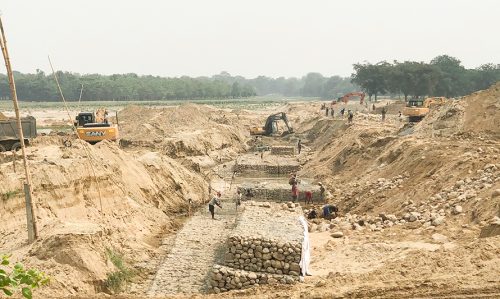 आयल निगमको नयाँ भण्डारण गृह निर्माण हुँदै