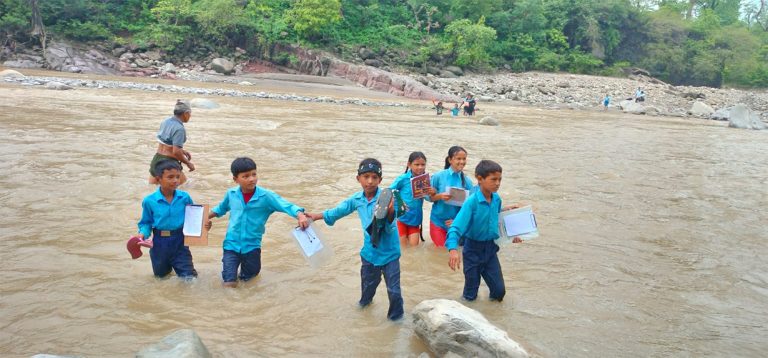 युनिसेफले भन्यो-बाढीपहिरोबाट नेपालका बालबालिका अत्यन्त जोखिममा