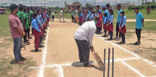बटेश्वरमा यू–१८ क्रिकेट प्रतियोगिता