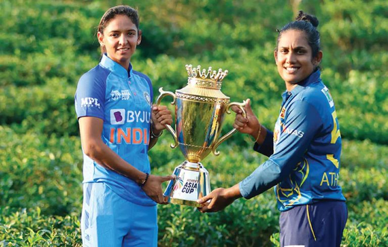 नवौं महिला एसिया कप : भारत र श्रीलंकाले उपाधिका लागि भिड्दै