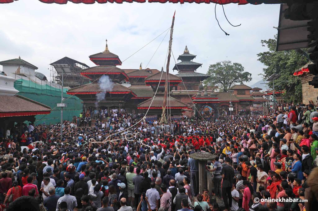 आज इन्द्रजात्रा, काठमाडौं उपत्यकामा सार्वजनिक बिदा 