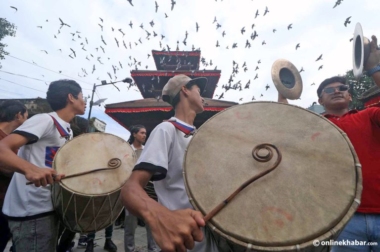 काठमाडौंमा सुरु भयो इन्द्रजात्रा