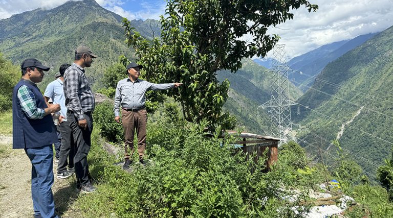 चिलिमे–त्रिशूली २२० केभी प्रसारण लाइन निर्माण अन्तिम चरणमा