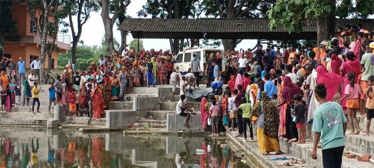 धनुषाधाममा पोखरीमा डुबेकी बालिकाको शव फेला