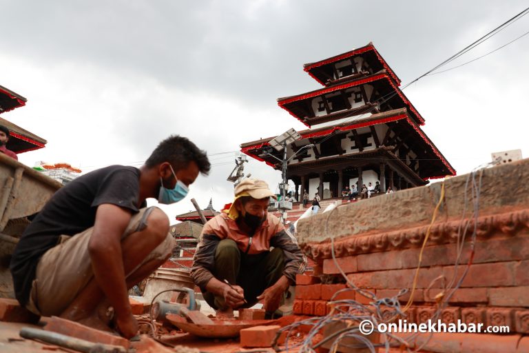 वसन्तपुरमा यसरी हुँदैछ इन्द्रजात्राको तयारी