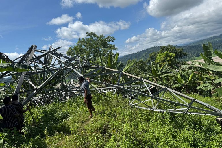 काबेली करिडोर प्रसारण लाइनका चार टावरमा क्षति, १८५ मेगावाट विद्युत् उत्पादन बन्द