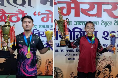 मेयर कप टेबल टेनिस : एलेक्स र डिकेनलाई स्वर्ण